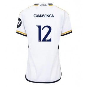 Real Madrid Eduardo Camavinga #12 Hemmatröja Dam 2023-24 Kortärmad